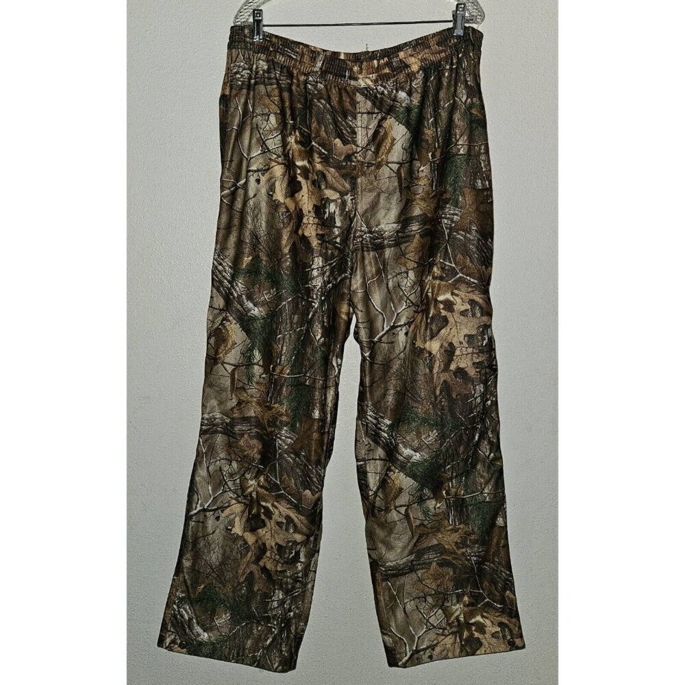 Herter's Camouflage Pants Realtree Pull-On Elastic Waistband Lined Men's XL